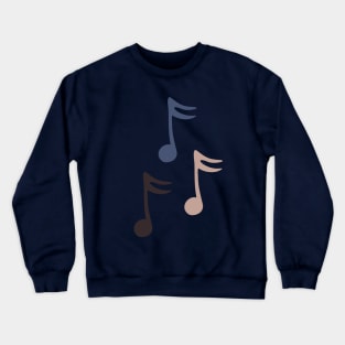 Elegant Music Notes Crewneck Sweatshirt